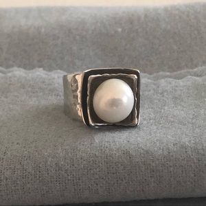Hammered Sterling Silver Ring